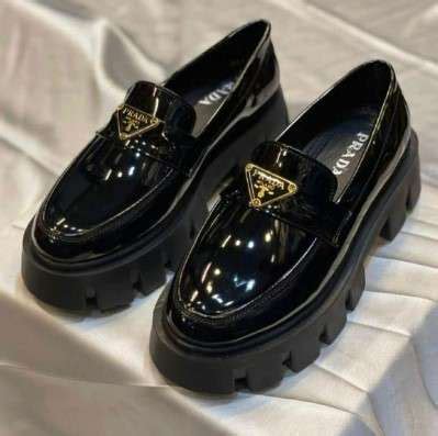 prada ss17 men black shoes|Prada shoes size 7 7.5.